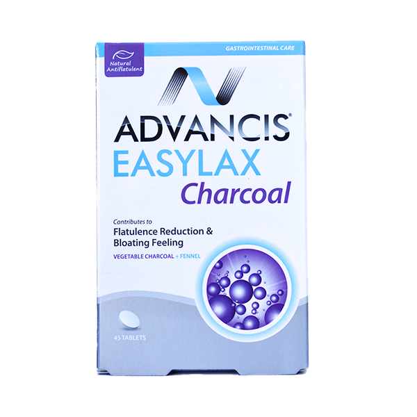 Advancis EasyLax Charcoal Tablets 45`S