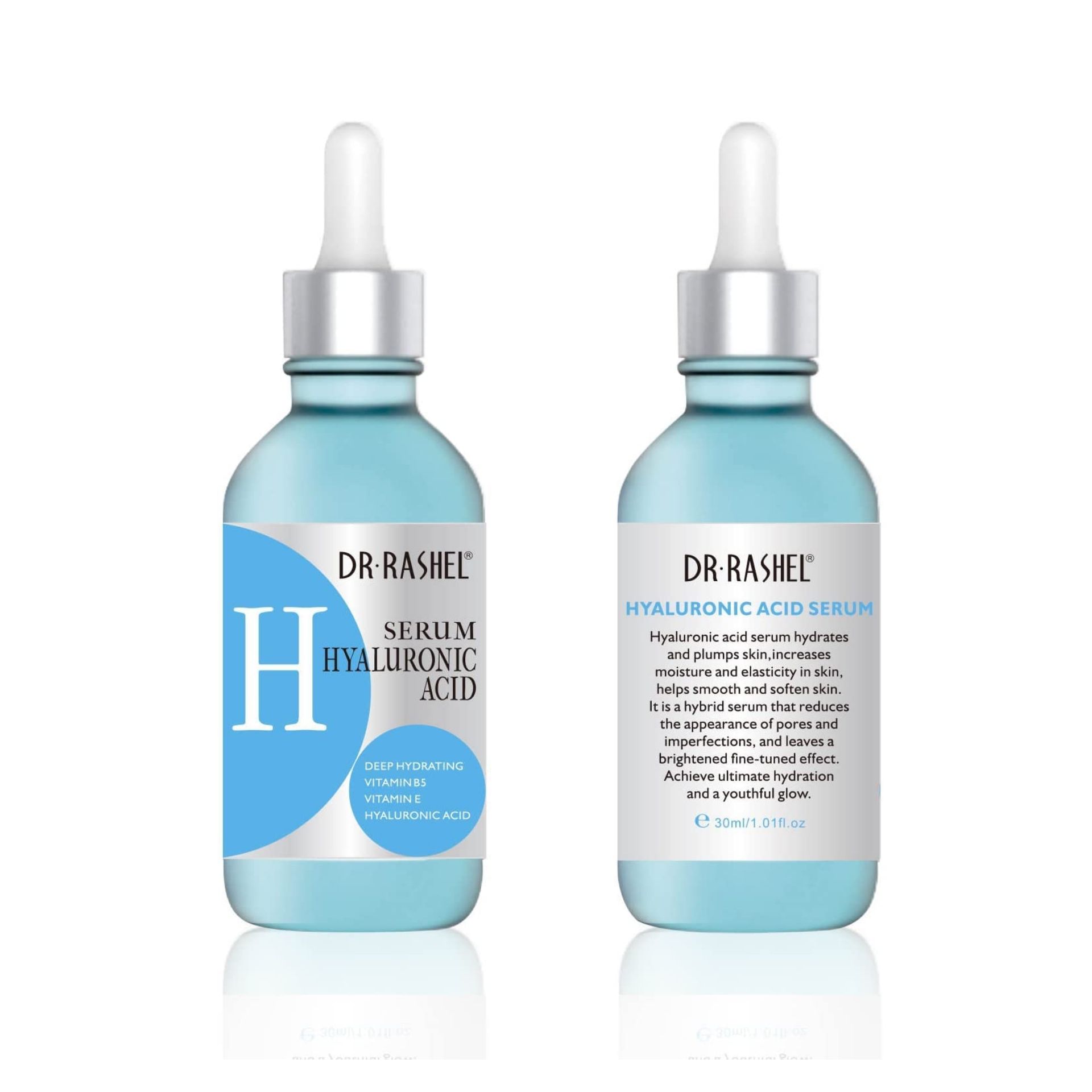 3PCs Pack Serums - Dr. Rashel Vitamin C + Retinol + Hyaluronic Acid Complete Facial Set - Face Brightening Anti-aging Anti-wrinke Moisturizing Serum