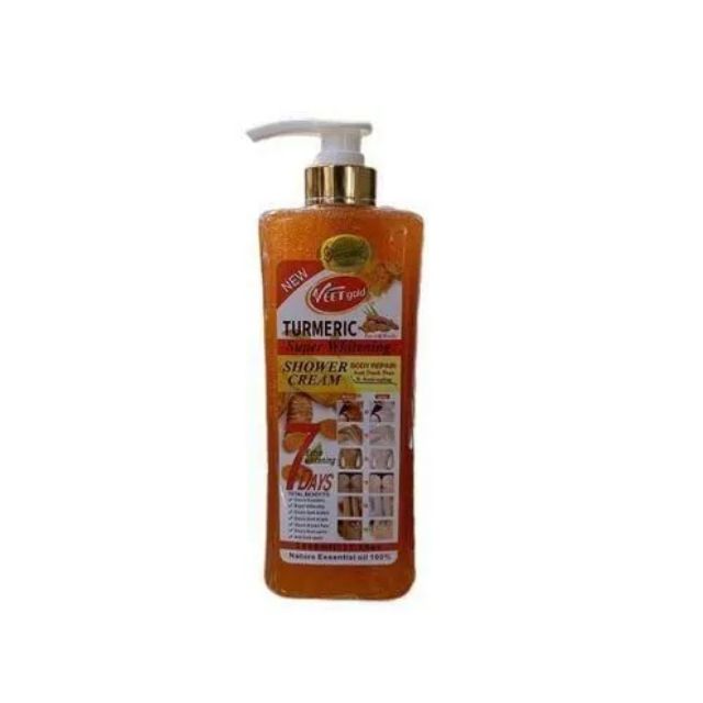 VEET GOLD Turmeric Super Whitening Tumeric Shower Gel Cream - 1000ml