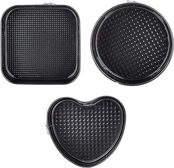 Nonstick Cake Baking Tins 24cm 22cm 20cm 3Pcs