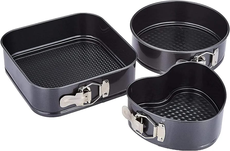 Nonstick Cake Baking Tins 24cm 22cm 20cm 3Pcs