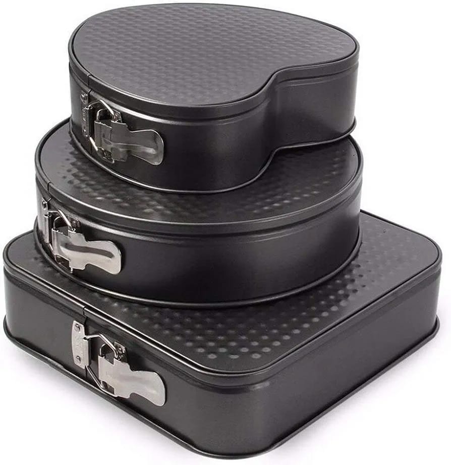 Nonstick Cake Baking Tins 24cm 22cm 20cm 3Pcs