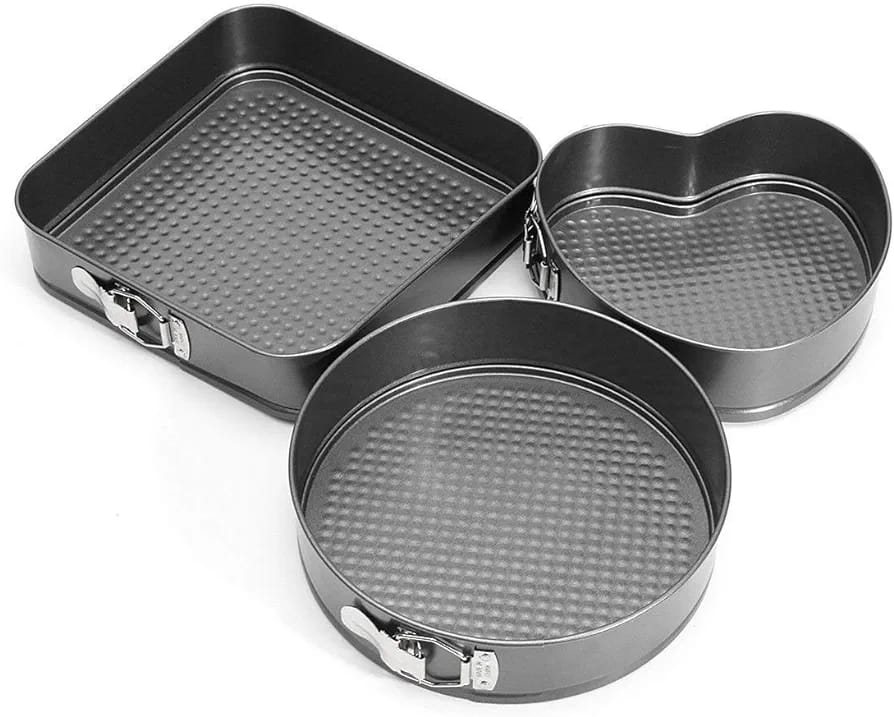 Nonstick Cake Baking Tins 24cm 22cm 20cm 3Pcs