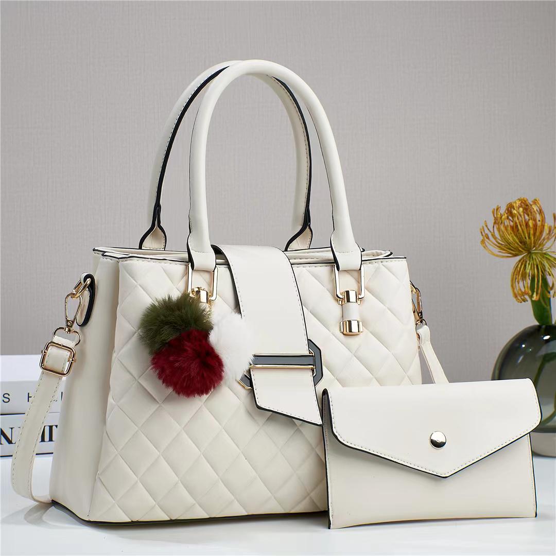 Women Fashion Bags Leather Bags Official Elegant Women Bags 2Pcs