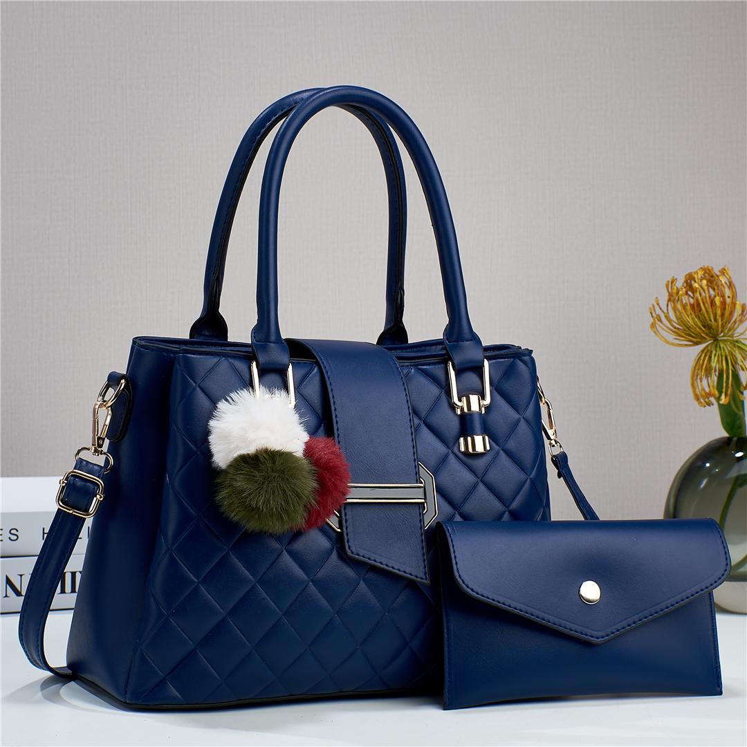 Women Fashion Bags Leather Bags Official Elegant Women Bags 2Pcs