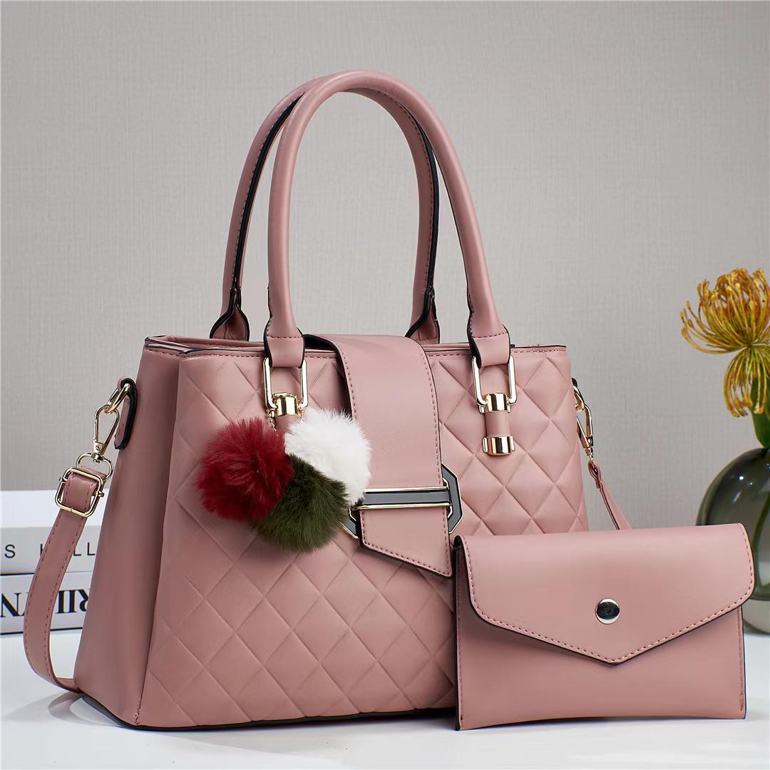 Women Fashion Bags Leather Bags Official Elegant Women Bags 2Pcs
