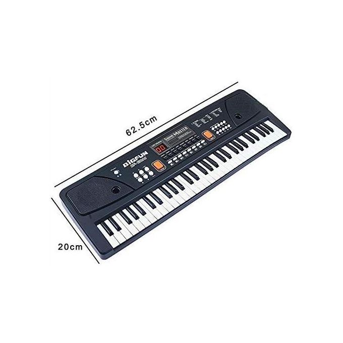 Bigfun Toys Island 61 Keys BF-630A2 Electronic Piano Keyboard with LED Display and Microphone