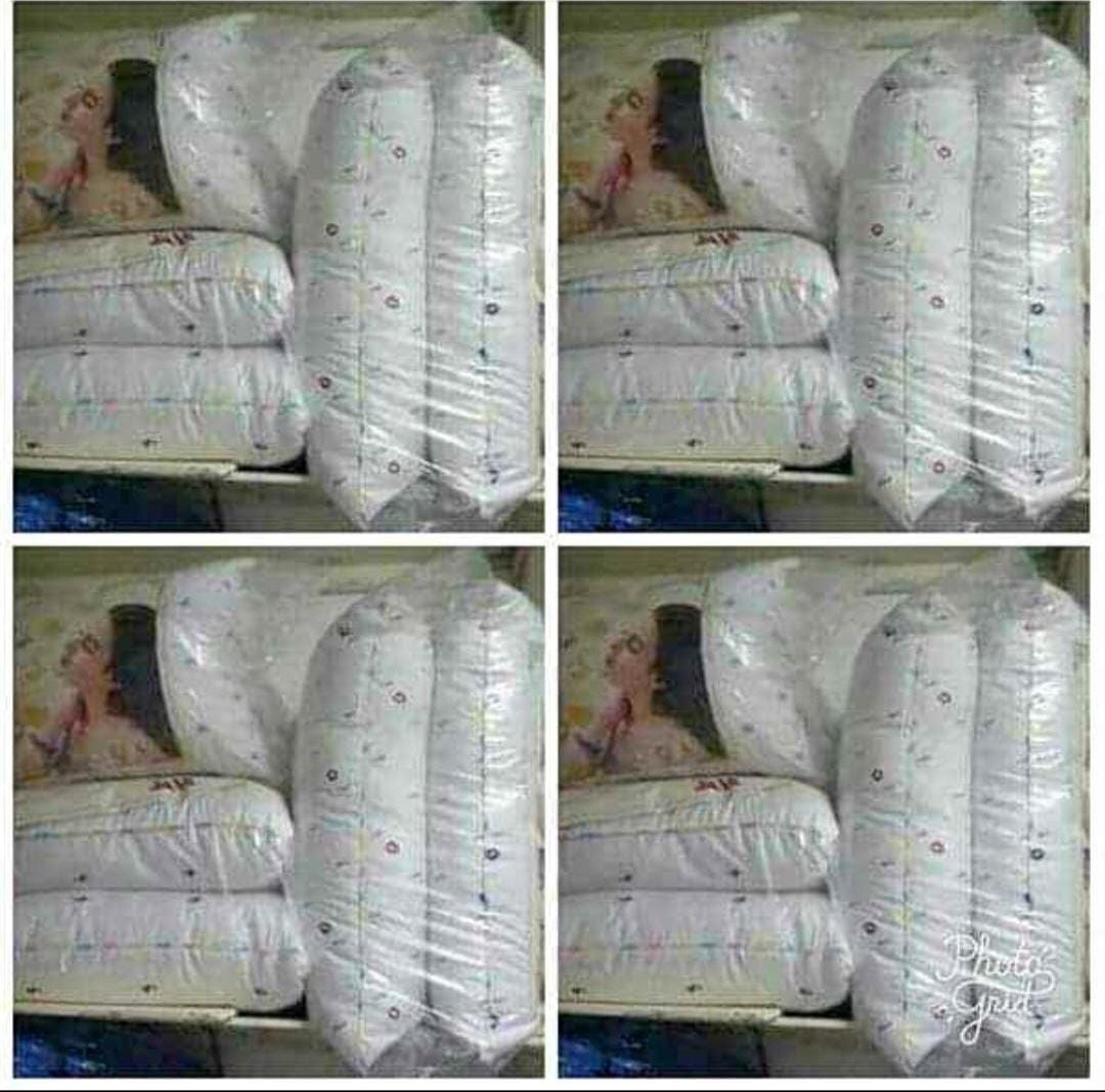 PILLOWS;- Set Of 2 Bed Pillow (Pair- Pure Fibre Filled) This set of 2 Bed pillow fully filled with pure fibre, breathable and long lasting. Pure Cotton. Very Comfy and of high quality.