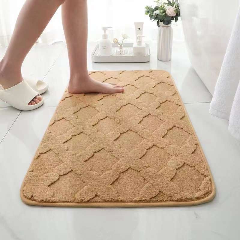 Woolen door mats ...Non slip bottom,High quality Very soft and smooth feeling Modern design carpet with classy appearance