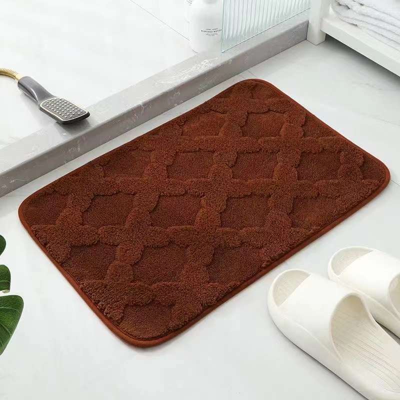 Woolen door mats ..The feet are very soft and comfortable, super absorbent, anti-skid and not easy to move.