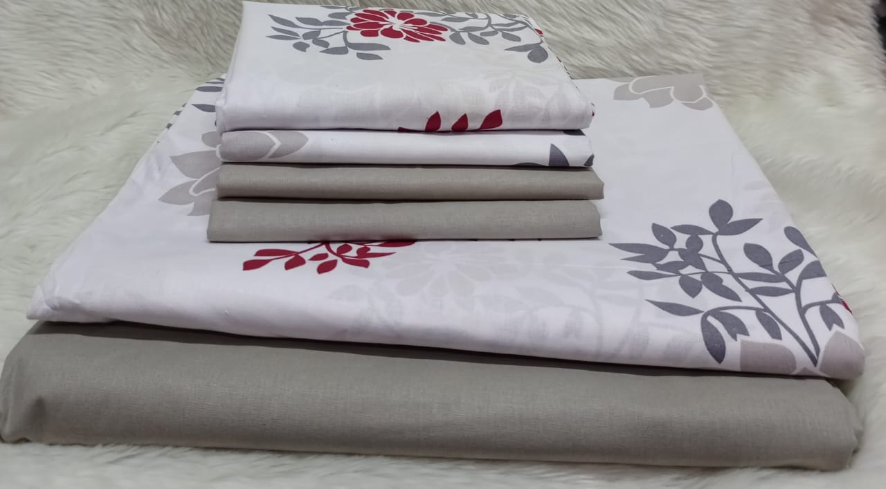 Mix & match BEDSHEETS (6pcs)...(2 pcs Bedsheets,4 pcs Pillowcases)Fade resistant Brightens your Bedroom