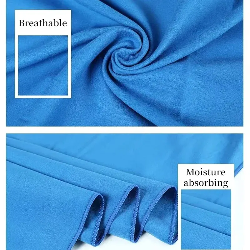 Quick-Drying Sports Towel 40x80CM Blue Swimming Gym Fitness Camping Running Beach Washcloth Towels