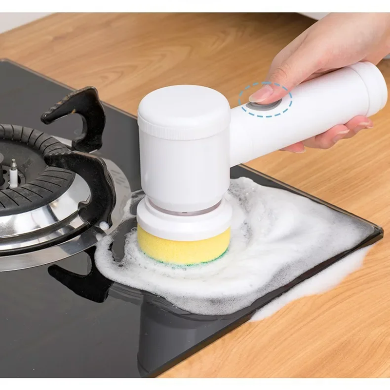 Multi-functional Handheld Wireless Electric Cleaning Brush Kitchen Dishwashing Bathroom Sink Tile Electric Cleaning