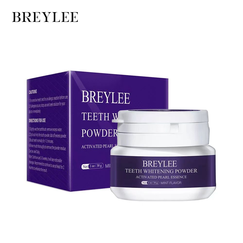 Oral Hygiene Personal Care Beauty Health BREYLEE TEETH WHITENING POWER Lime brightening white tooth powder to fade tooth stains and yellow teeth Dental cleaning care