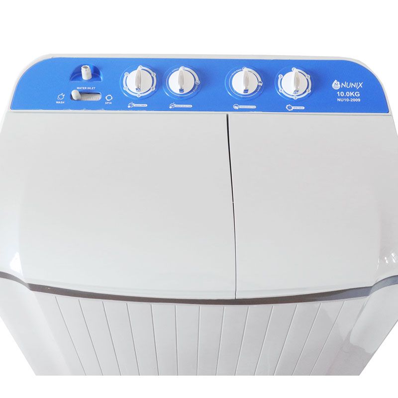 Nunix 10kg washing machine semi-automatic Twin-tub Washing Machine NU10-2009