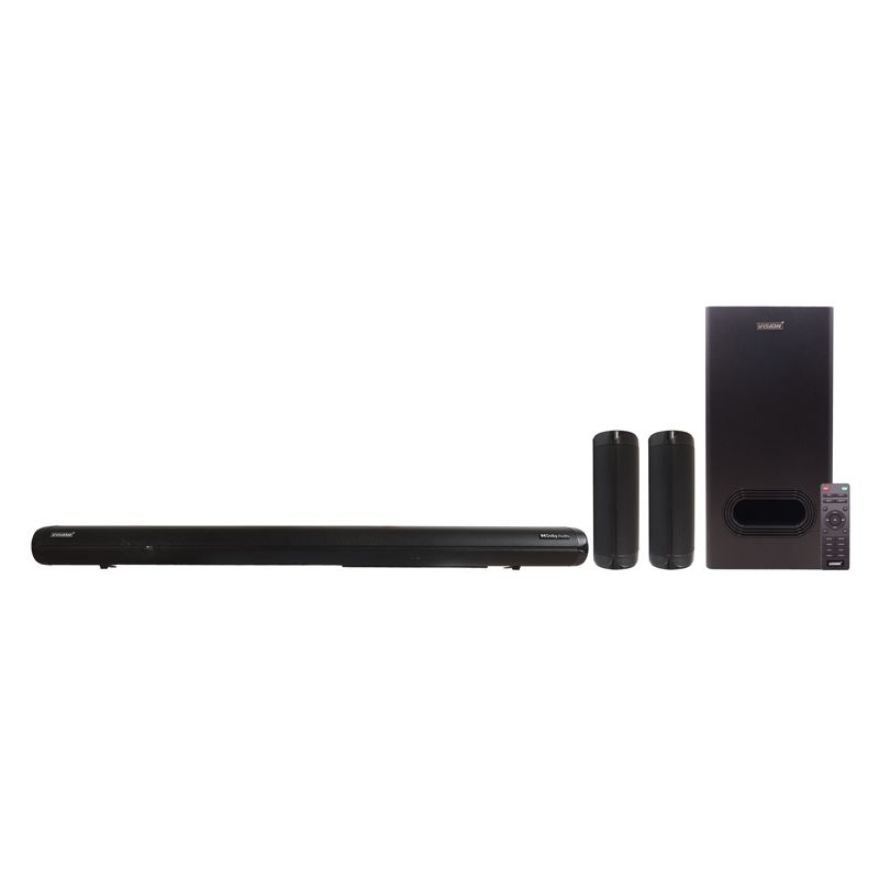 Vision plus 5.1CH Soundbar VP5120SB,  Dolby home theater system Soundbar with Wireless surround Multimedia speaker 2 years warranty Wireless Speaker System Dobly Plus Digital quality Audio