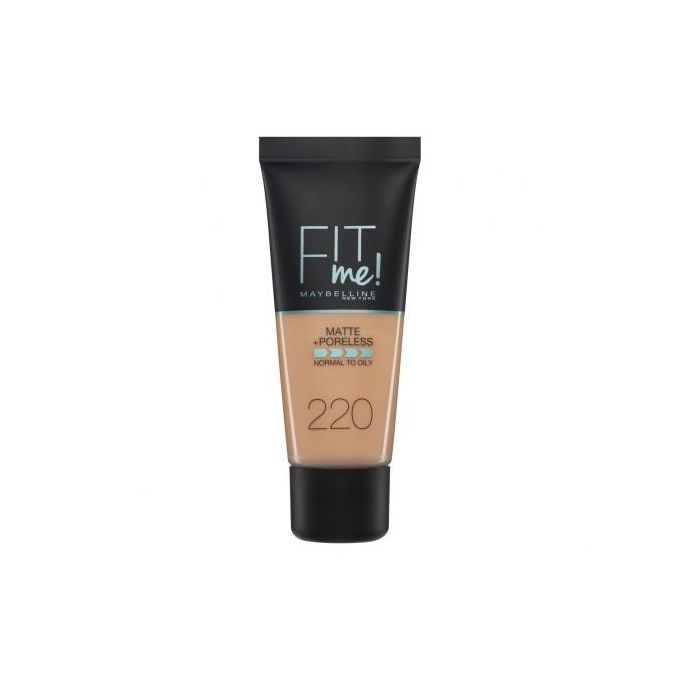 【Promotion】Maybelline Fit Me Matte And Poreless Foundation 220 NATURAL BEIGE