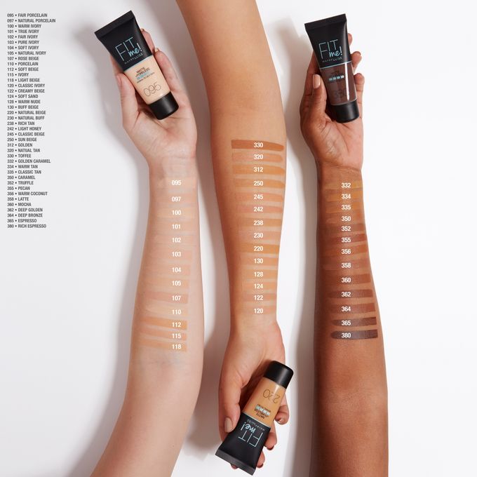 【Promotion】Maybelline Fit Me Matte And Poreless Foundation 220 NATURAL BEIGE