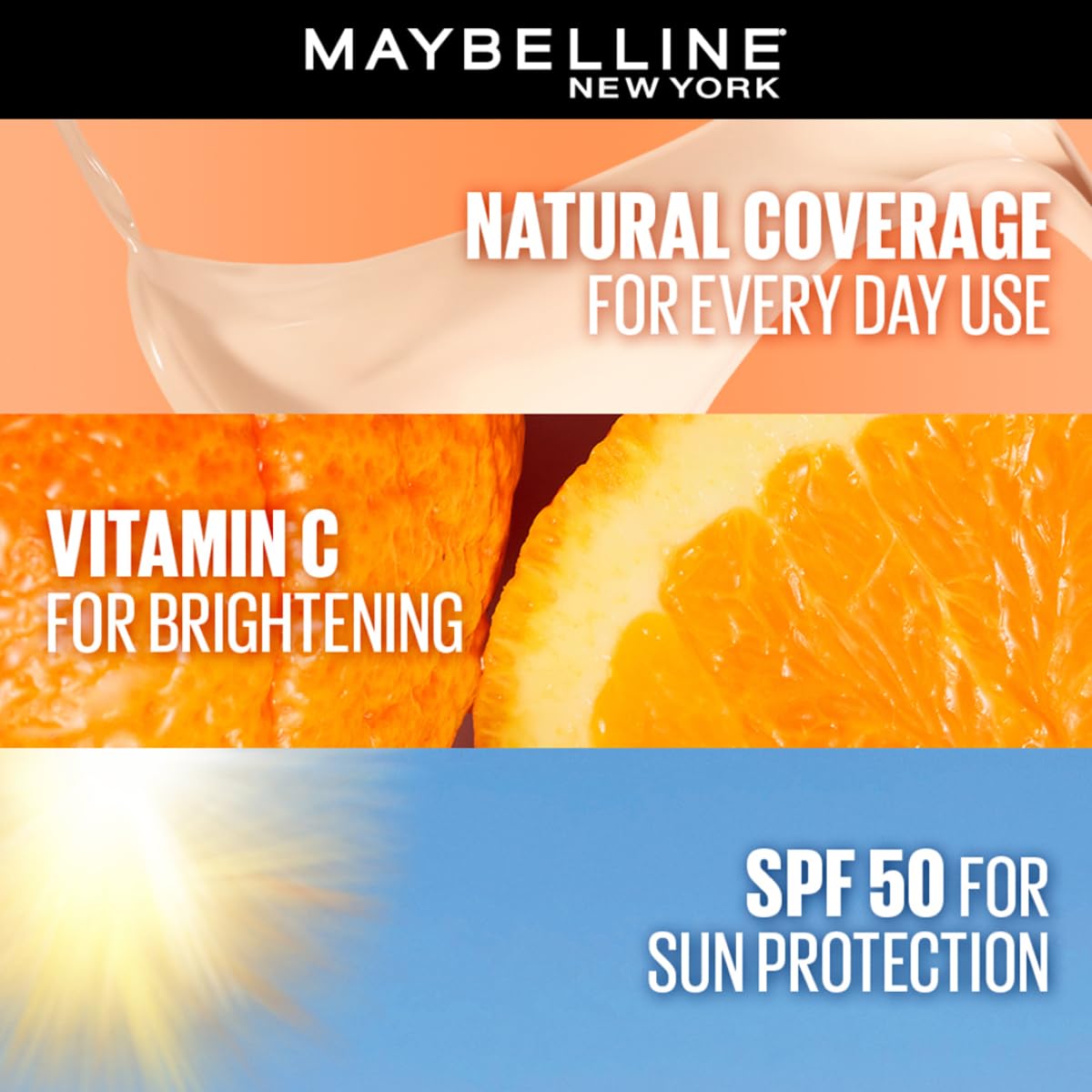 Maybelline New York FitMe Fresh Tint Shade 10 with Vitamin C and SPF50