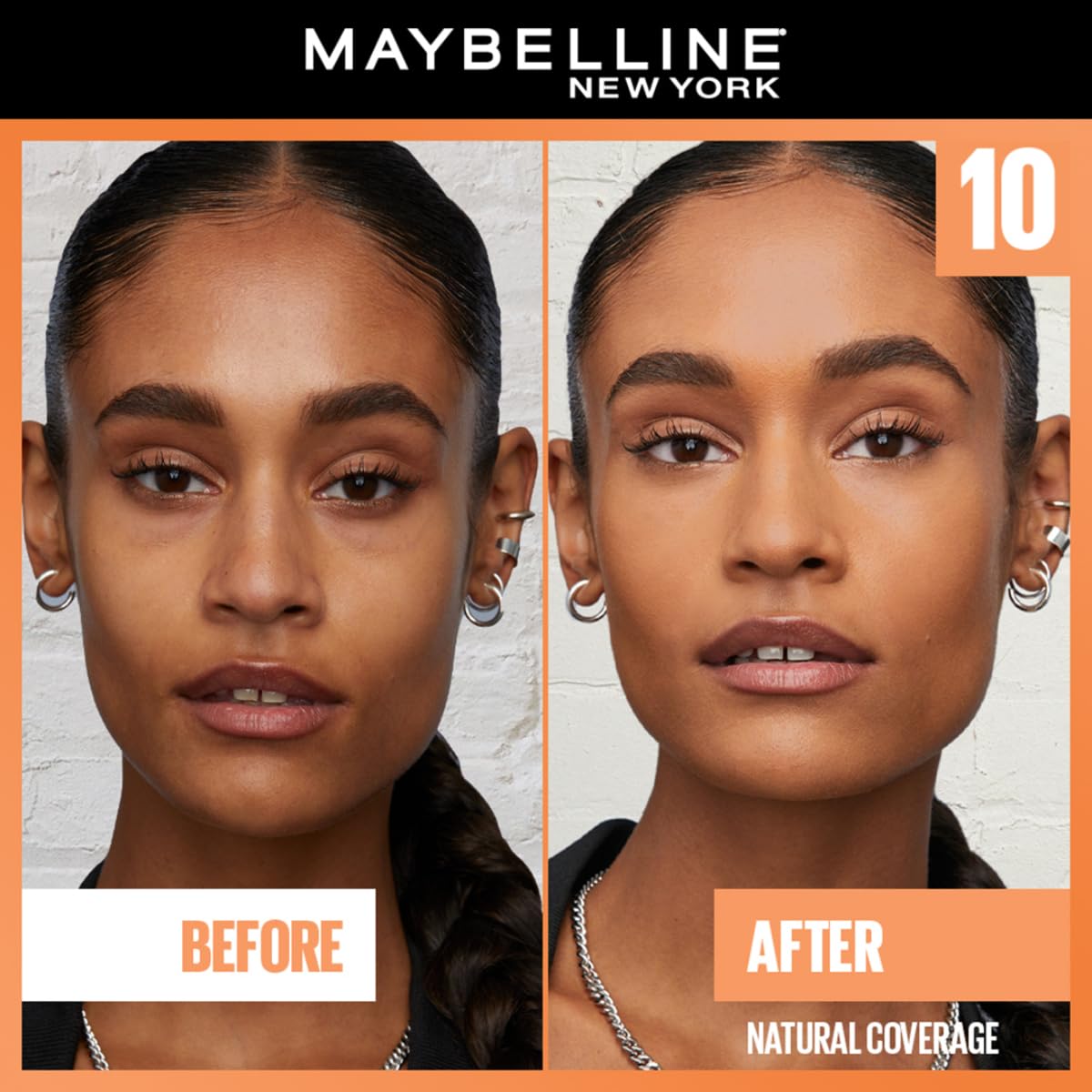 Maybelline New York FitMe Fresh Tint Shade 10 with Vitamin C and SPF50