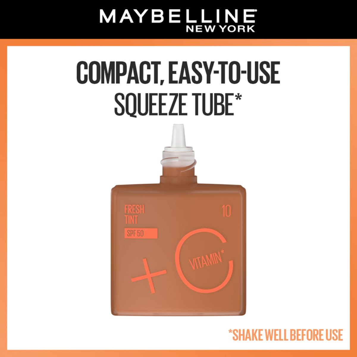 Maybelline New York FitMe Fresh Tint Shade 10 with Vitamin C and SPF50