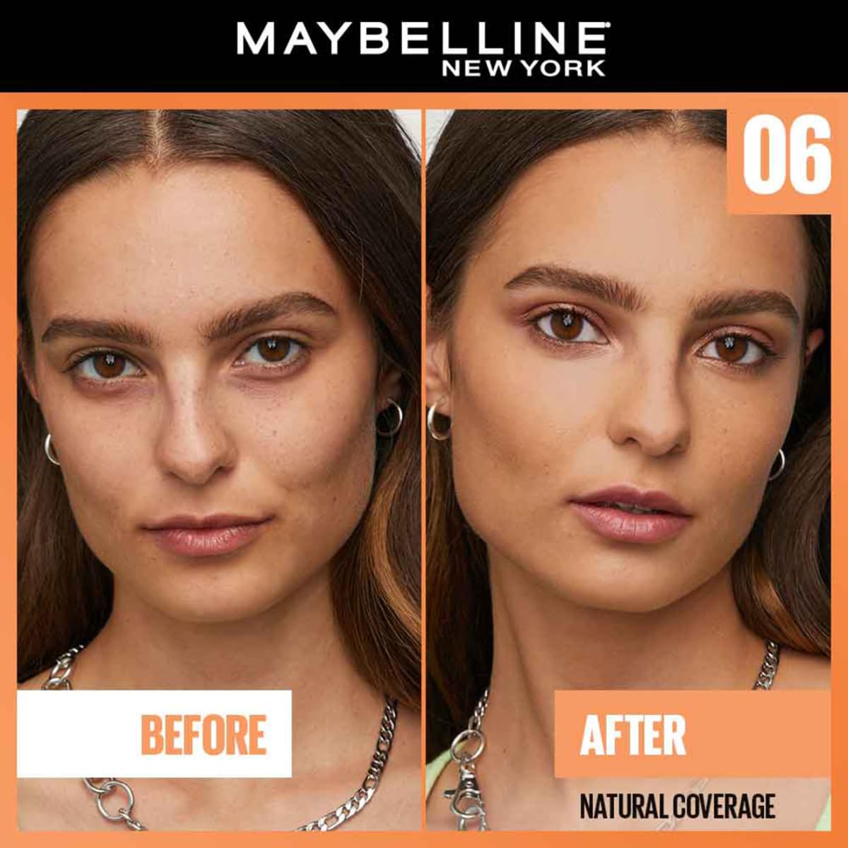 Maybelline New York FitMe Fresh Tint Shade 06 with Vitamin C and SPF50