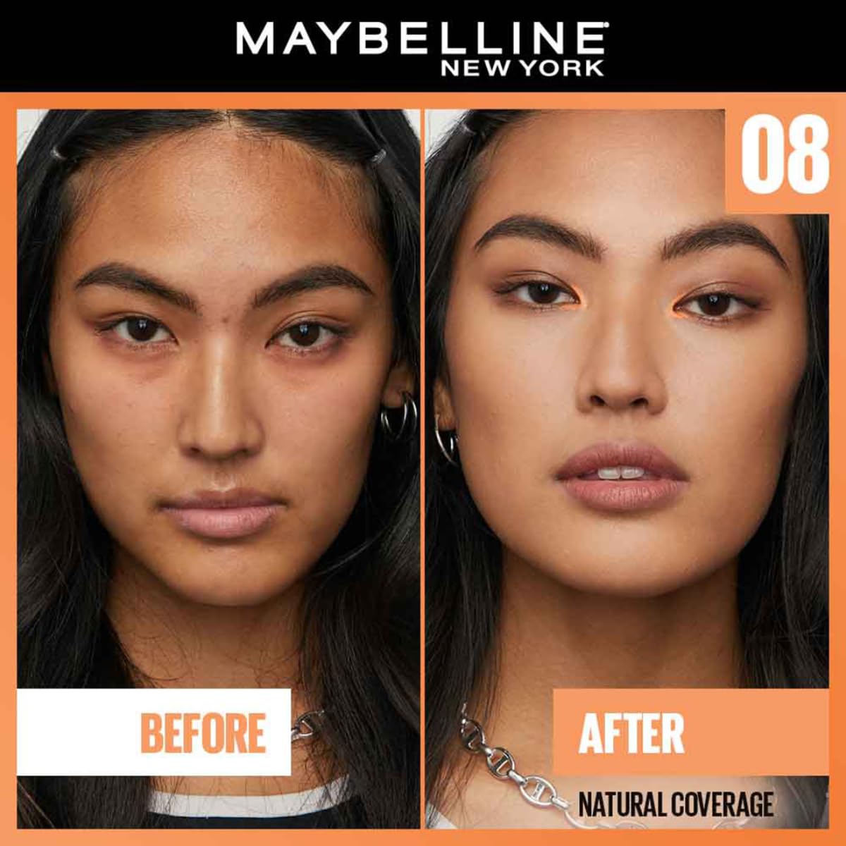 Maybelline New York FitMe Fresh Tint Shade 08 with Vitamin C and SPF50