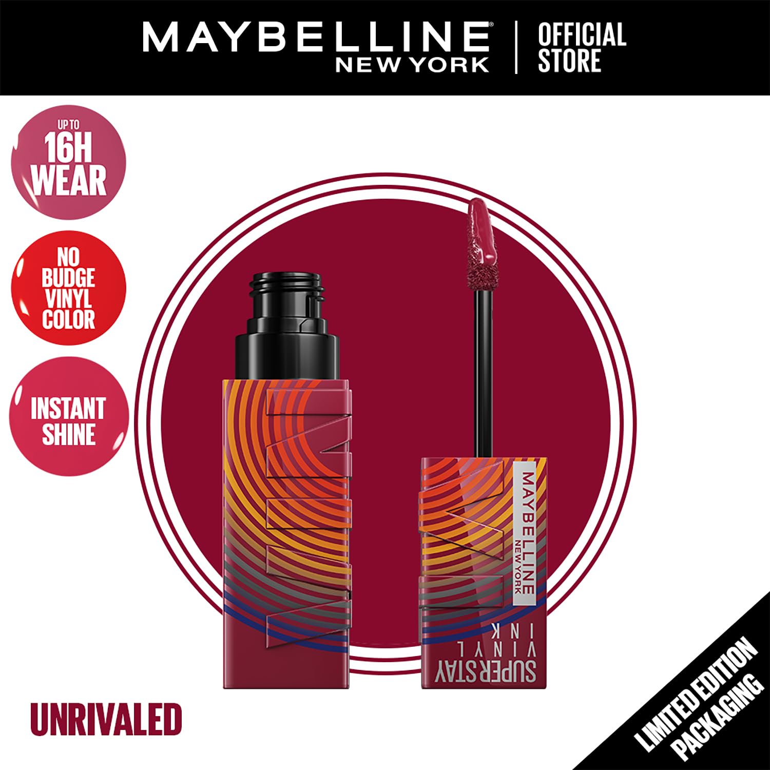 Maybelline New York Superstay Vinyl Ink 30 Unrivalled Lipstick