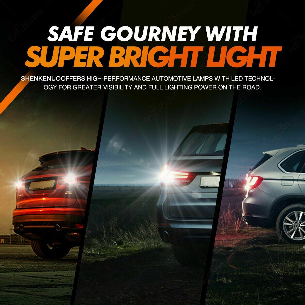 2x Signal Lamp T15 Led Super Bright W16W Led Bulbs 912 921 For Reverse Lamp Backup Parking Light 12V