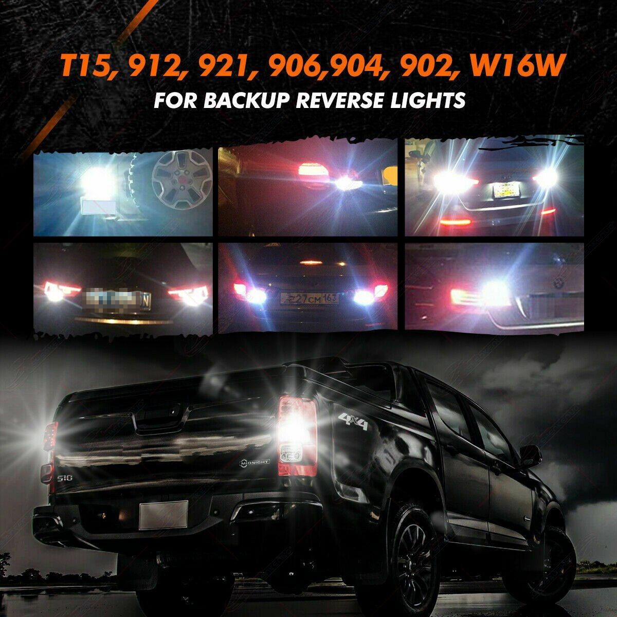 2x Signal Lamp T15 Led Super Bright W16W Led Bulbs 912 921 For Reverse Lamp Backup Parking Light 12V