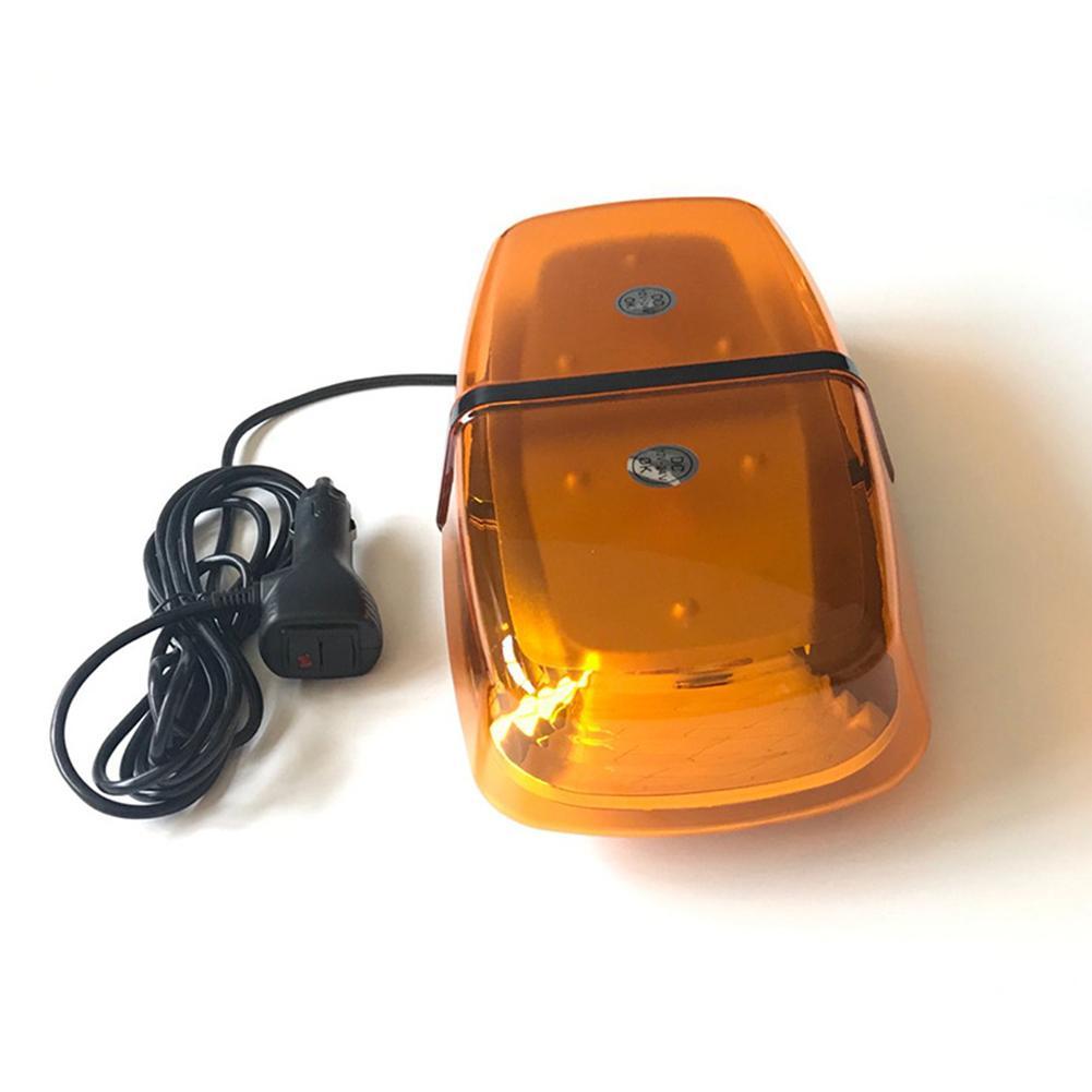 72 LED Strobe Beacon Lights Rooftop Flash Emergency Warning 12V-24V Truck Yellow/Amber Car Atmosphere Light Roof Strobe Light