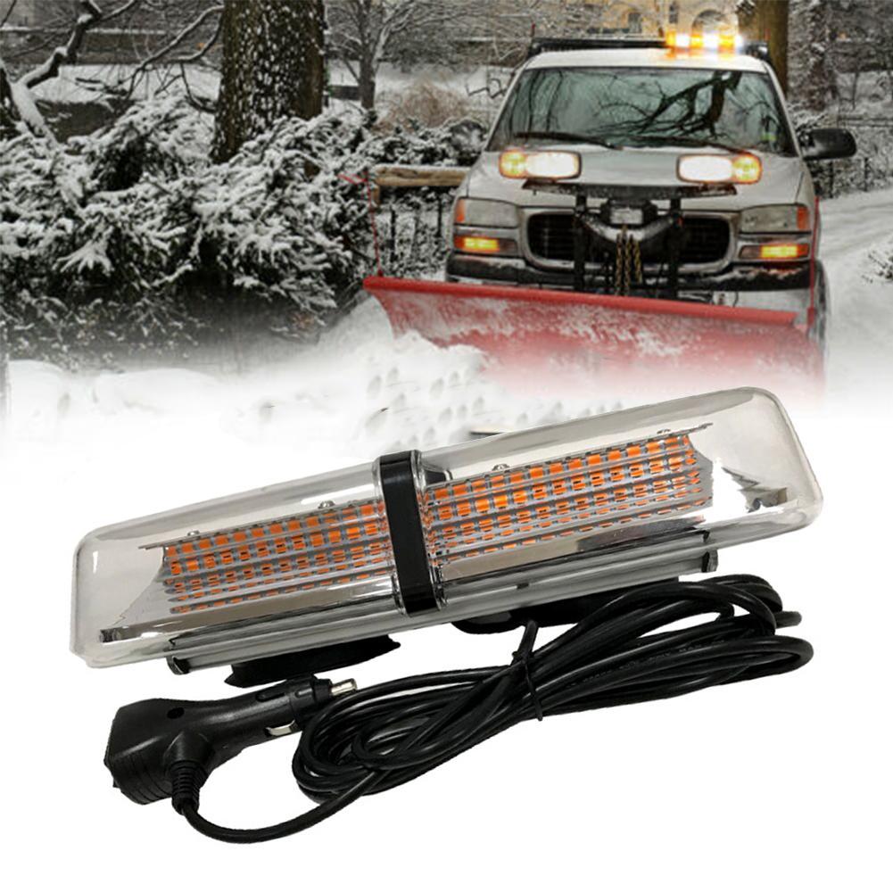 72 LED Strobe Beacon Lights Rooftop Flash Emergency Warning 12V-24V Truck Yellow/Amber Car Atmosphere Light Roof Strobe Light