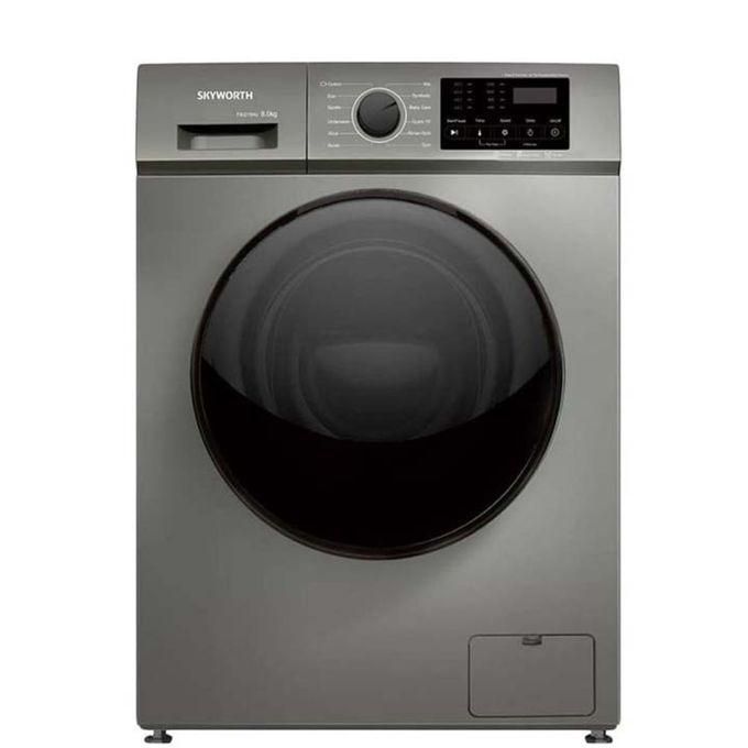 Skyworth F90433NBY Front Load 9kg, Automatic Washer & Dryer - Tim Grey
