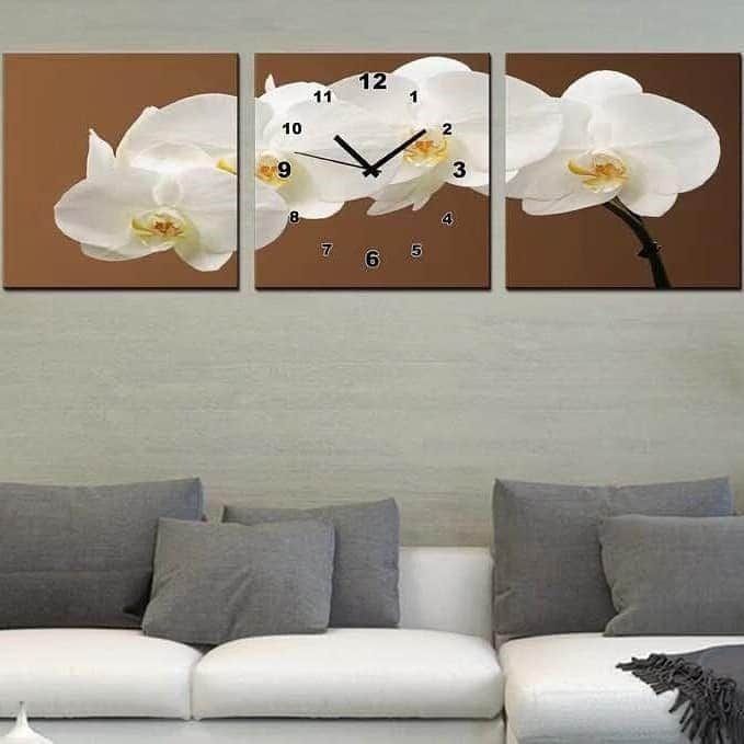 Silent 3D DIY Wall Clock- Large Modern Design