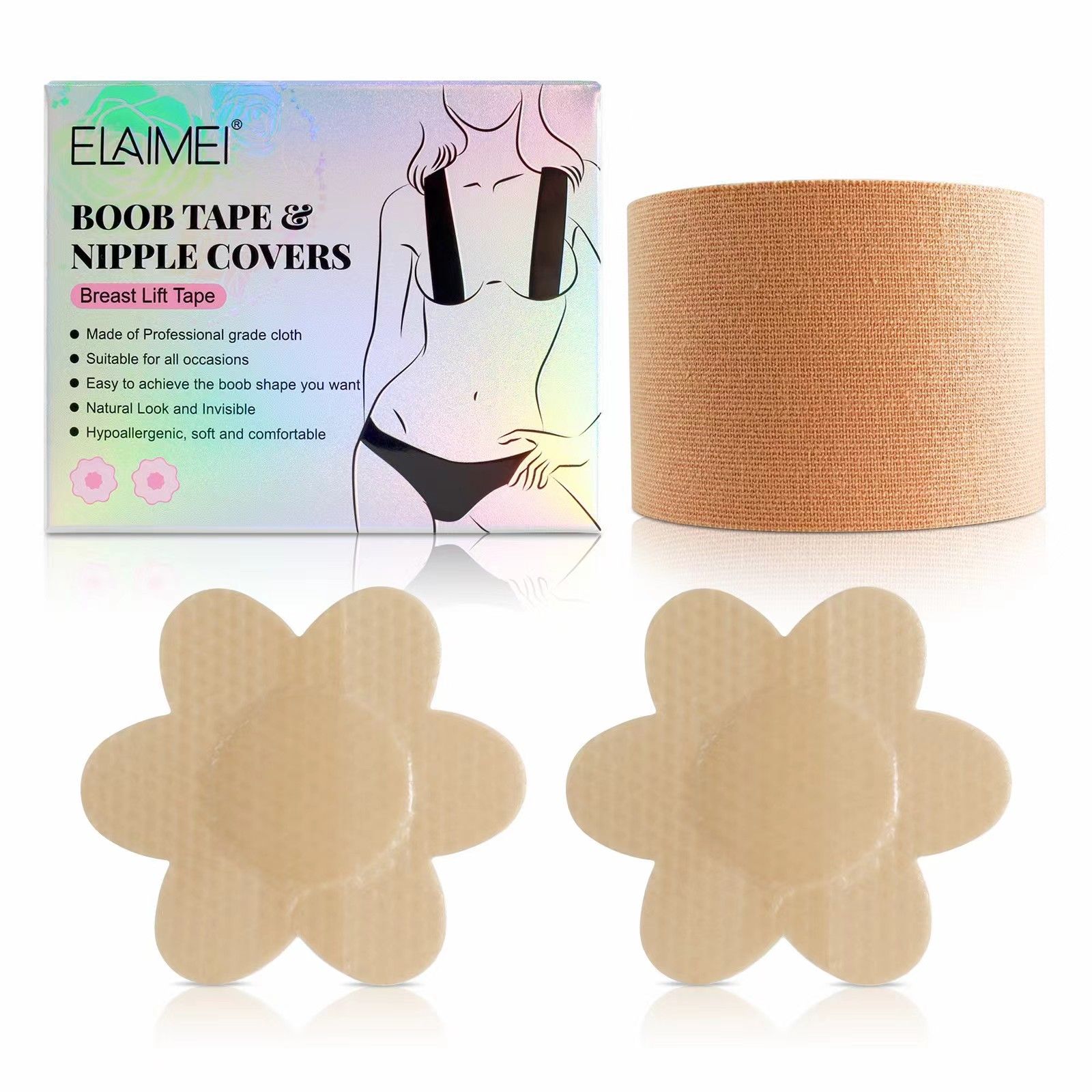 Best price for ELAIMEI breast sticker anti-raised spot breast pad ...
