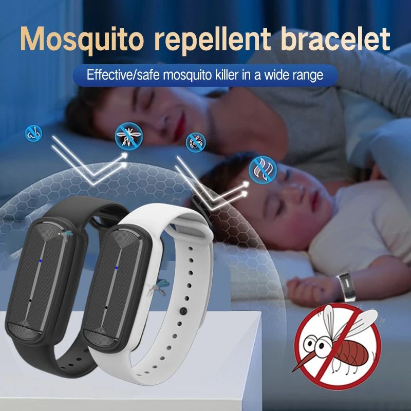Portable Ultrasound Mosquito Bracelet M90 Ultrasonic Electronic Watch Mosquito Repellent For Children Adult Pest Control Product