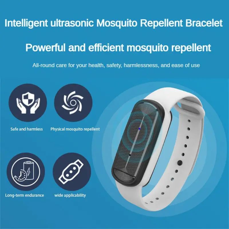 Portable Ultrasound Mosquito Bracelet M90 Ultrasonic Electronic Watch Mosquito Repellent For Children Adult Pest Control Product