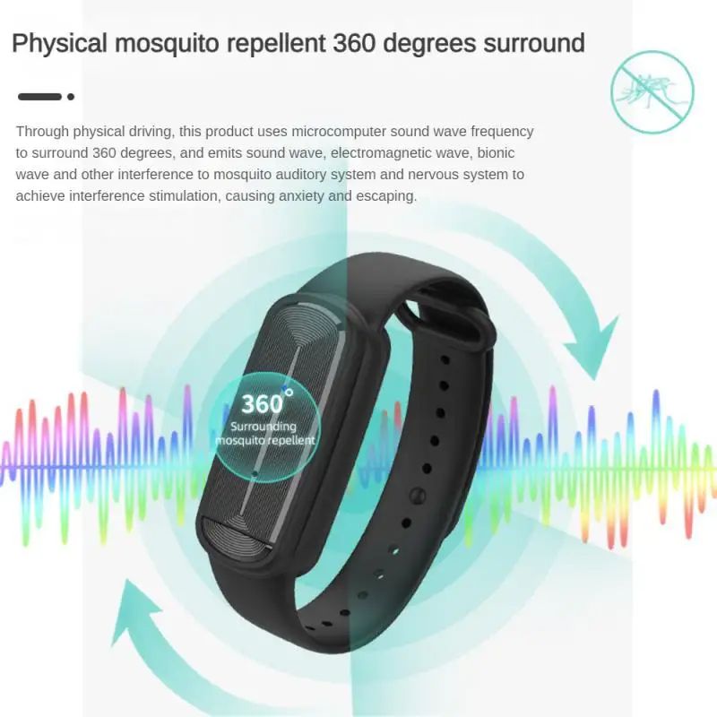 Portable Ultrasound Mosquito Bracelet M90 Ultrasonic Electronic Watch Mosquito Repellent For Children Adult Pest Control Product