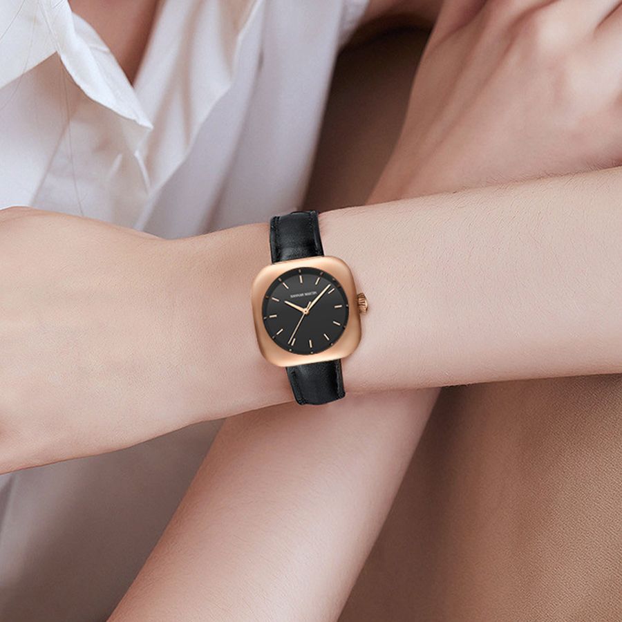 Watches Women's Quartz Watches Leather Strap Women's Electronic Watches Wrist Watches Minimalist Design Watches
