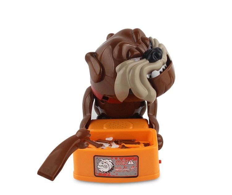 medium size be careful a fierce dog desktop game Parent-child relationship Bite people Tiger dog originality Prank a fierce dog Toys