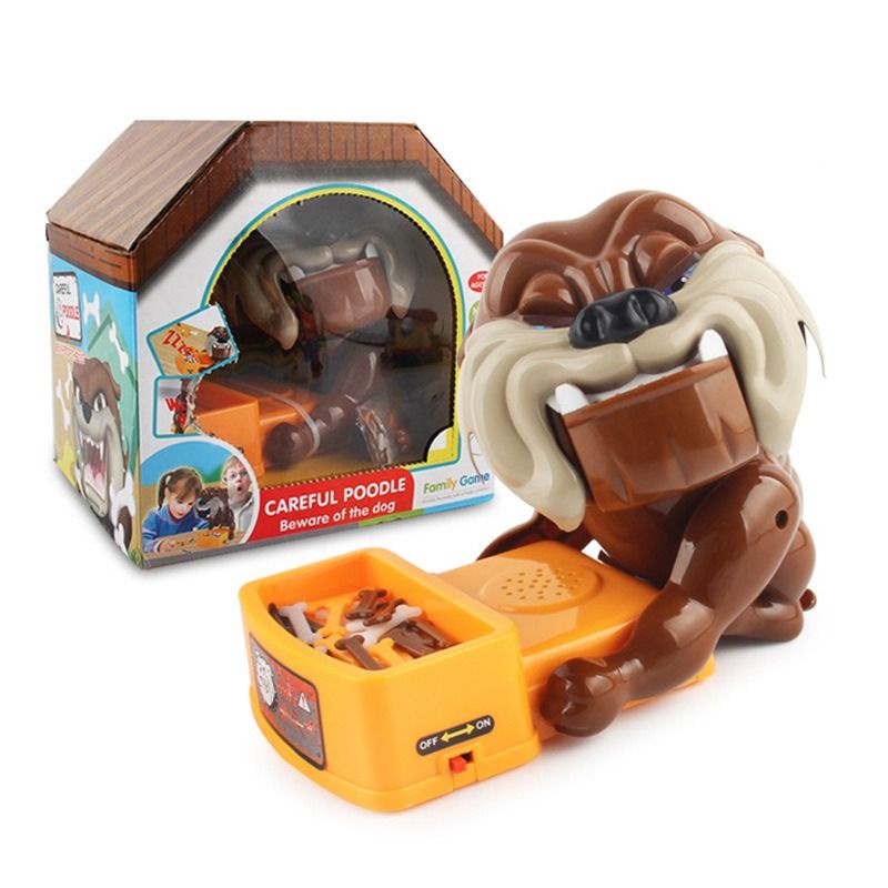 medium size be careful a fierce dog desktop game Parent-child relationship Bite people Tiger dog originality Prank a fierce dog Toys
