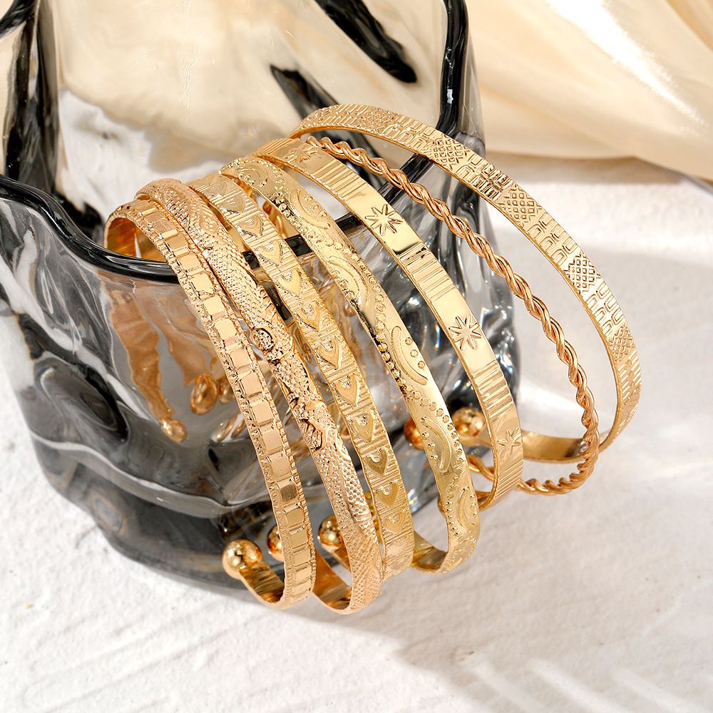 Gold Silver Bracelets for Women Jewelry Sets Trendy Thin Dainty Stackable Chain Bracelet Pack Fashion Accessories Gifts