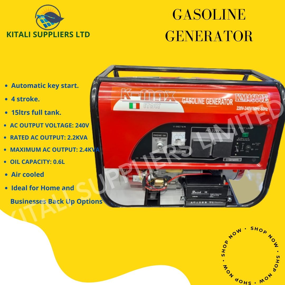 Kmax Generator 2kVA – Reliable Portable Power