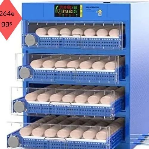 264 Egg Automatic Incubator – Digital Temperature & Humidity Control for Poultry Hatching