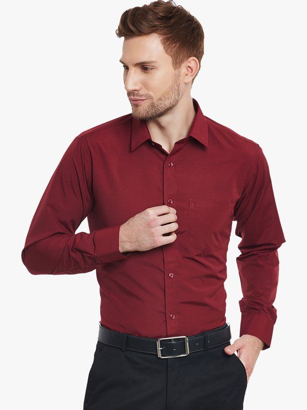 Fashion Men's Slim Fit Cotton Button-Up Long Sleeve Official Shirt Size S-5XL