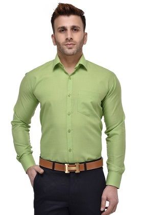 Fashion Men's Slim Fit Cotton Button-Up Long Sleeve Official Shirt Size S-5XL