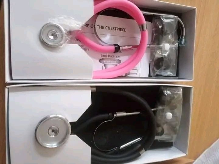 Professional Cardiology Double-Tube/Head Stethoscope For Medics and Students Multi-functional Long Soft