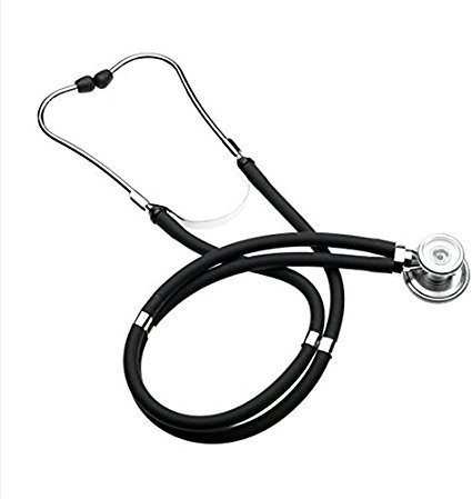 Professional Cardiology Double-Tube/Head Stethoscope For Medics and Students Multi-functional Long Soft