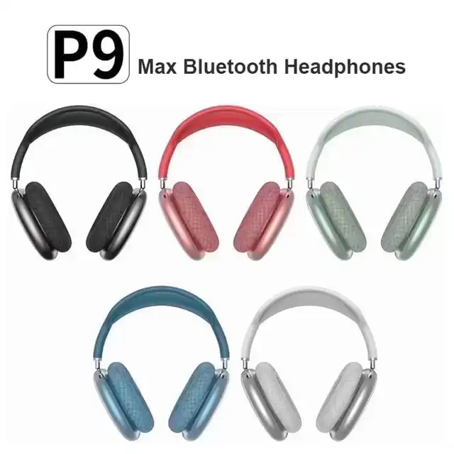 P9 Air Max Wireless Foldable Bluetooth Headphones – Premium Sound, Ultimate Comfort, and Maximum Versatility! 🎧📱💻