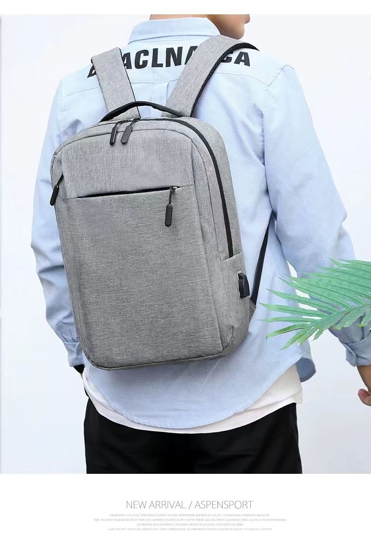 New intelligent USB charging backpack, multifunctional travel bag, portable diagonal cross dual-purpose bag, computer bag, backpack, student backpack